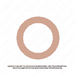 Copper Washer - 21/64 Inch by 9/16 Inch by 1/16 Inch