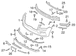 Bumper Impact Bar Reinforcement Rebar - Front
