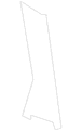 Door Applique Molding Window Frame - Right