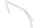 Window Channel Track - Left, Rear