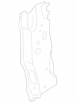 Body A-Pillar Reinforcement - Left, Inner