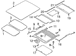 Sunroof Drain Hose Guide Rail - Left, Front