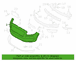 Cover Bumper <br>Bumper Pad - Front, Upper