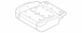 Seat Cushion Pad - Right, Rear