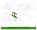 Radiator Support Baffle Spacer - 1.0L (AT)