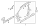 Body A-Pillar Reinforcement - Right, Inner