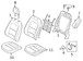 Headrest - Left, Right, Front