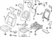 Cloth and TRIMMED Cover Headrest Roll Type <br>Headrest - Right, Front