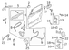 Door Latch Lock Actuator Motor - Right, Rear