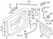 Door Window Belt Weatherstrip - Left, Front