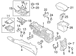 Console Compartment Stowage - Rear
