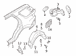 Quarter Panel Splash Shield Wheelhouse - Right, Inner