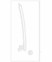 Window Regulator Guide Retainer - Right, Front
