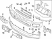 Radiator Support Air Deflector Cover - Front