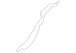 Fender Rail Reinforcement Bar - Left, Front