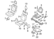 Seat Back Frame Retaining - Right, Rear