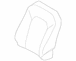 Seat Back Cushion Cover - Right, Front (Phantom/Raptor)