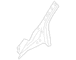 Body A-Pillar Reinforcement Panel (Hybrid, Plug In Hybrid)