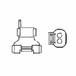 Fuel, Coolant, Oil Temperature Sensor and Crankshaft Connector