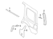 Body C-Pillar Molding - Right, Lower