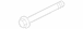 Accessory Drive Belt Idler Pulley Bolt Hex Head And Washer - M10 X 65MM 3.2L