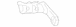 Bumper Bracket Guide Marker - Right, Rear
