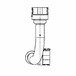 Coolant Line - Cylinder 2 A/C for DD13 EPA10