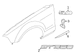 Fender Emblem Name Plate - Right