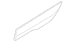 Body side Molding MOULDING Quarter OU - Left, Rear, Outer (CARGO VAN, WAGON)
