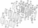Seat Back Cushion Cover - Left, Rear