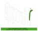 Grille Bracket Support - Right, Front