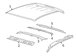 Roof Side Rail - Left, Inner