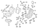 Seat Cushion Foam Pad <br>Foam for Heating SEATS