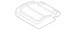 Seat Cushion Foam Pad - Left, Rear