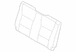 Seat Back Cushion Cover - Left, Rear