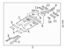 Floor Pan Reinforcement Roof Panel - Left, Front
