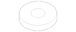 Floor Pan Heat Shield Clip Splash - 5MM, Front