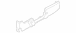 Seat Frame Trim Panel Cover - Rear