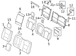 Seat Back Cushion Cover - Right, Rear
