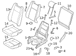 Seat Back Cushion Cover - Left, Rear