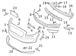 Fog Light Trim Bumper Grille - Right, Front