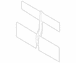Radiator Support Baffle Spacer - 1.0L (AT)