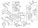 Console Armrest <br>Armrest part of the floor Door and COMPONENTS