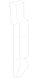 Seat Belt Receptacle - Front