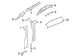Roof Side Rail Reinforcement Bracket - Left, Inner