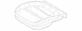 Seat Cushion Foam Pad - Front