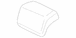 Cover And Pad Headrest - Right, Rear