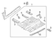 Floor Sidemember Pan Crossmember - Front, Upper