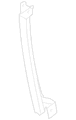 Retainer Window Channel - Right, Front