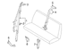 Seat Belt Lap and Shoulder - Right, Rear